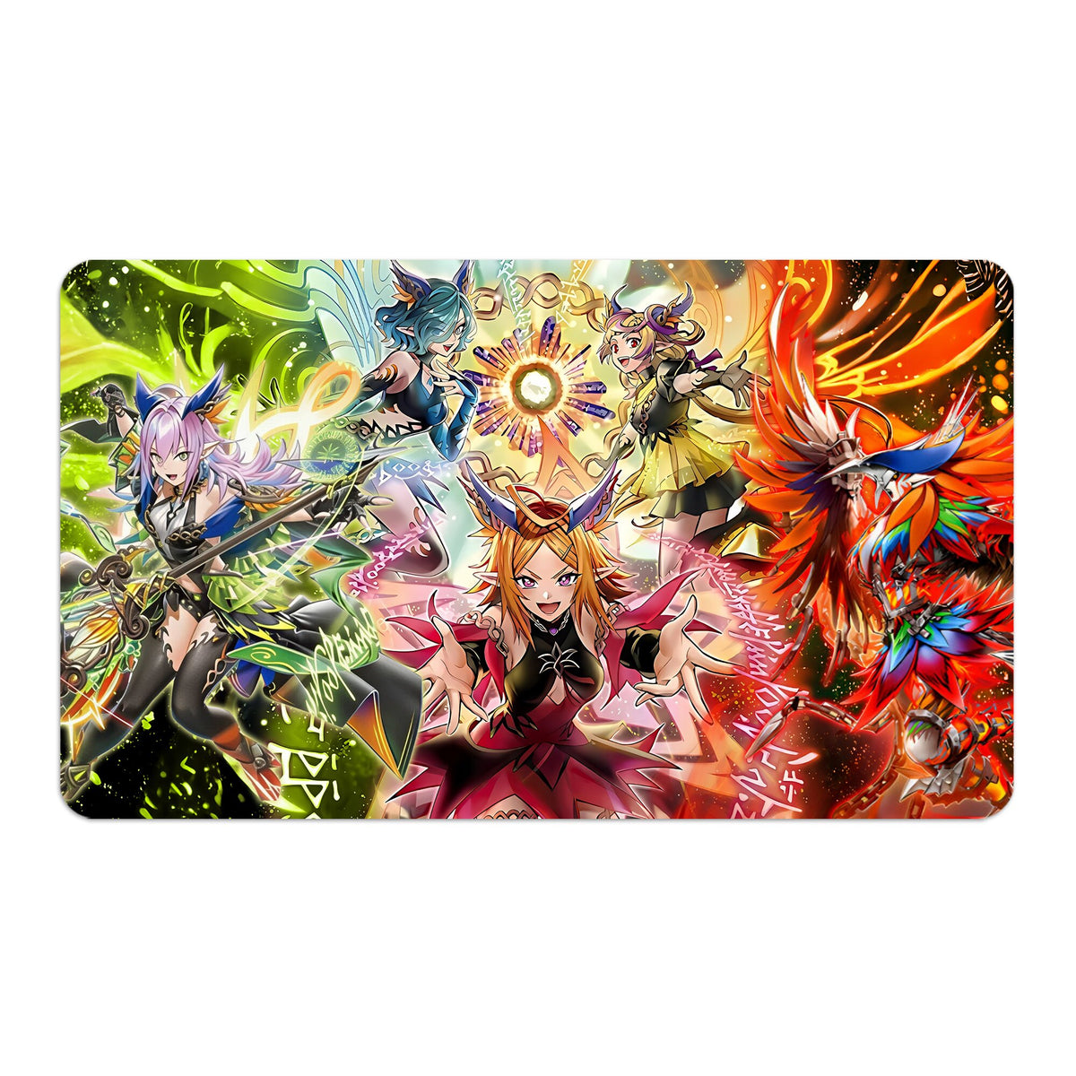 Transform your dueling experience with LDB Duel featuring our exclusive art Elfnote Archetype playmat! Featuring a soft cloth top for smooth card movement and a durable rubber back for a secure grip, this 24x14 inch mat is machine washable and safe for cards and sleeves. Elfnote-yugioh-mtg-pokemon-custom-artwork-premium-durable-rubber-ldb-duel