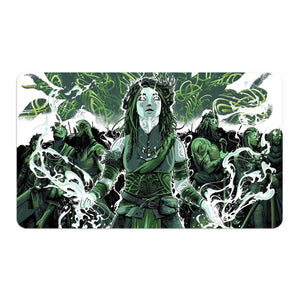Transform your dueling experience with LDB Duel featuring our exclusive art Esika, God of the Tree playmat! Featuring a soft cloth top for smooth card movement and a durable rubber back for a secure grip, this 24x14 inch mat is machine washable and safe for cards and sleeves. Doubling-Season-mtg-yugioh-pokemon-custom-artwork-premium-durable-rubber-ldb-duel