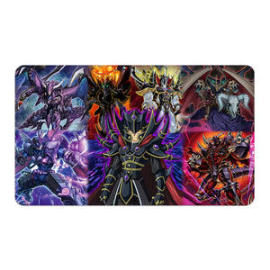 Transform your dueling experience with our exclusive art Evil HERO playmat from LDB Duel! Featuring a soft cloth top for smooth card movement and a durable rubber back for a secure grip, this 24x14 inch mat is machine washable and safe for cards and sleeves. Supreme-King-yugioh-mtg-pokemon-custom-artwork-premium-durable-rubber-ldb-duel