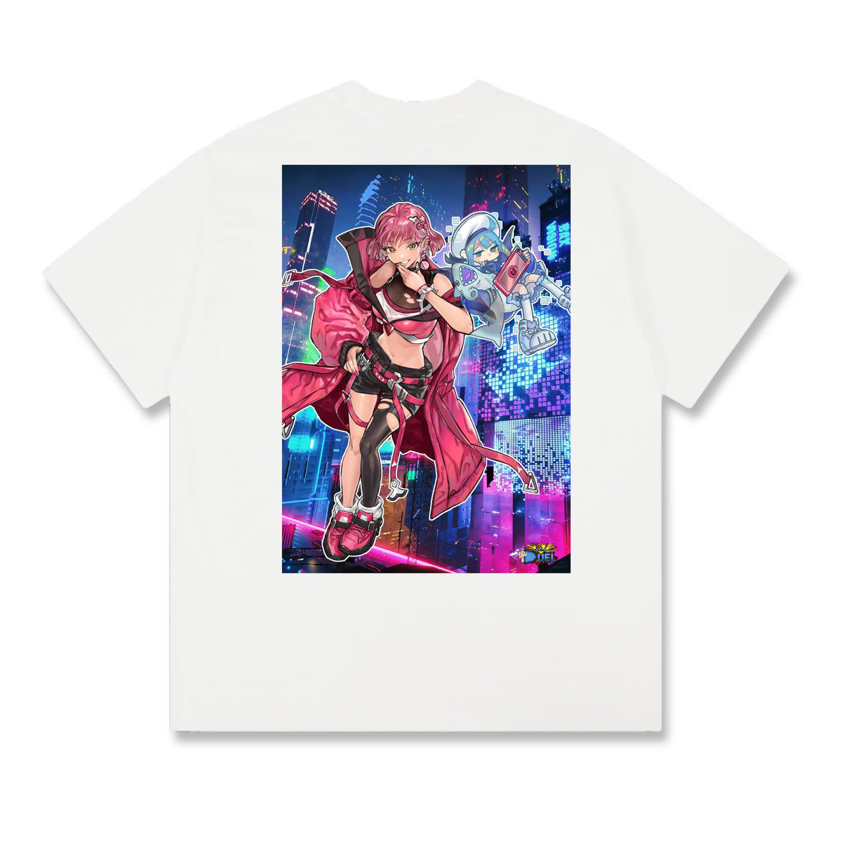 Level up your look with the premium Evil Twin Ki-sikil T-shirt design from LDB Duel. Crafted from soft, breathable cotton and finished with vibrant DTF printing, this white t-shirt is designed for comfort that lasts. Featuring a bold back design, it’s perfect for anime fans, TCG players, and gamers who want to stand out, whether at events, tournaments, or just relaxing with friends. Evil-Twin-anime-magic-tshirt-gaming-accesories-LDB-Duel
