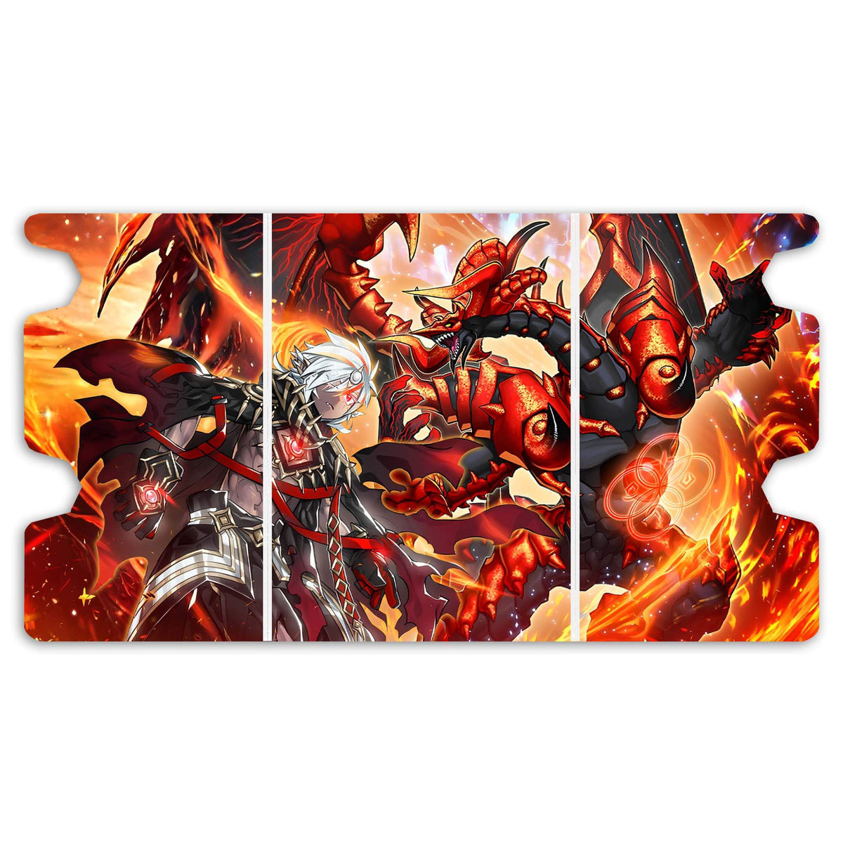Here is the Full Lid Design of the Fallen of Albaz Mach 3 White Deck Box. Branded-Dragon-yugioh-custom-deck-portable-collector-LDB-Duel