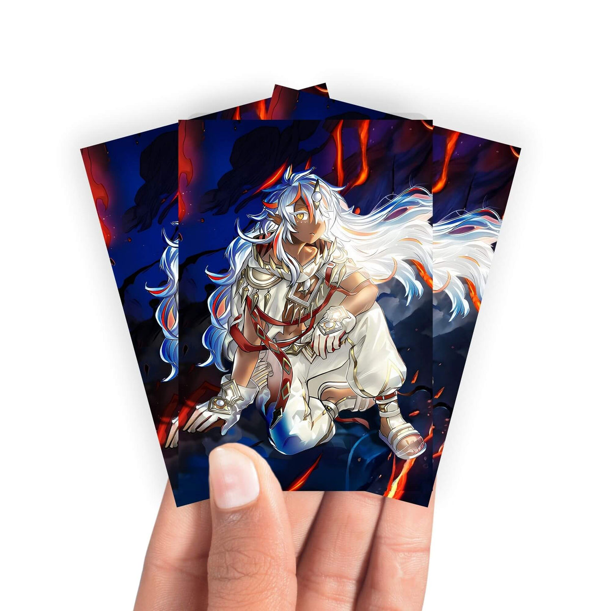 Keep your cards safe and stylish with our borderless card sleeves. Designed edge-to-edge to showcase your artwork, they offer a sleek, modern aesthetic. From LDB Duel, printed with the exclusive Fallen of the White Dragon design for a fresh, premium feel.Albion-yugioh-mtg-pokemon-card-protection-standard-japanese-dragon-shield-LDB-Duel-borderless
