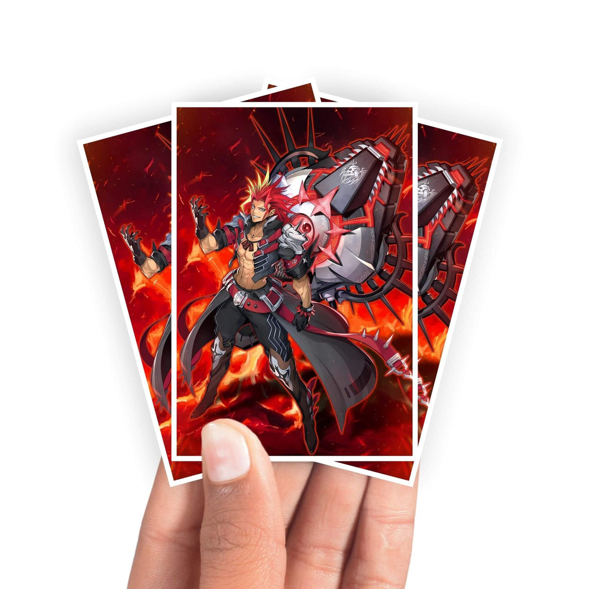 Protect and enhance your cards with our clean and crisp white border card sleeves. Featuring a minimalist design that complements any artwork, these sleeves offer a bright, timeless look. From LDB Duel. Printed with our exclusive Fiendsmith Engraver design for a fresh and premium finish. Requiem-yugioh-mtg-pokemon-card-protection-standard-japanese-dragon-shield-LDB-Duel-white