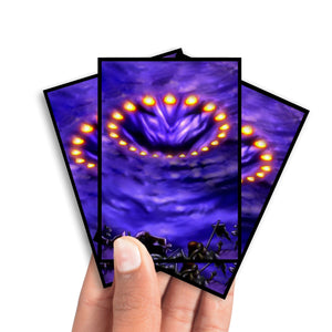 Enhance your cards with our elegant black border card sleeves, featuring a sleek, sophisticated design for a bold, modern aesthetic. From LDB Duel. Perfect for showcasing your collection, these sleeves are printed with our exclusive Final Countdown design. Dark-Revelation-yugioh-mtg-pokemon-card-protection-standard-japanese-dragon-shield-LDB-Duel-black