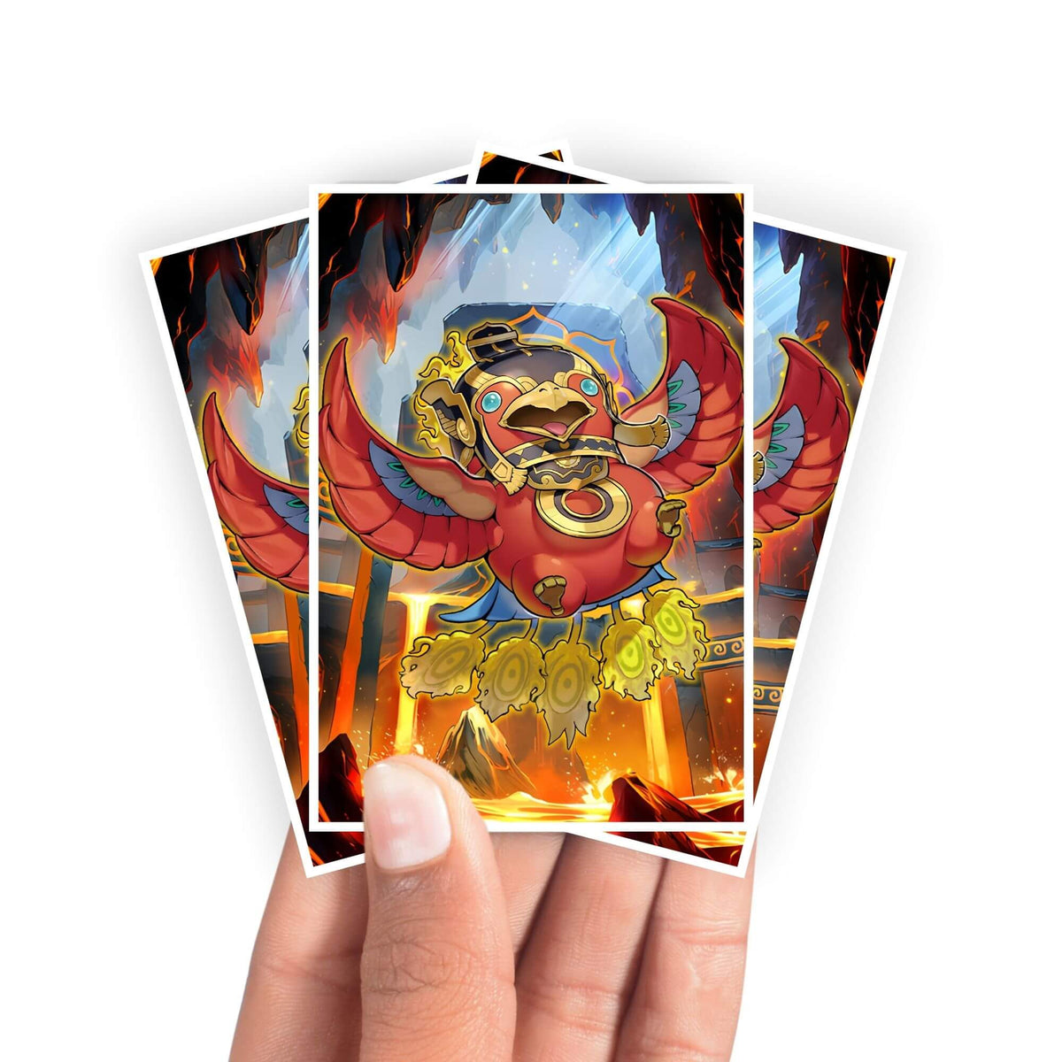 Fundas para cartas del arquetipo del Rey del Fuego 