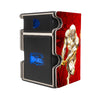 Here is the Right View of the Flash, The Scarlet Speedster Mach 3 Black Deck Box. Fastest-Man-mtg-deck-tray-dice-tray-LDB-Duel