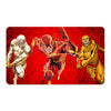 Transform your dueling experience with LDB Duel featuring our exclusive art Flash, The Scarlet Speedster playmat! Featuring a soft cloth top for smooth card movement and a durable rubber back for a secure grip, this 24x14 inch mat is machine washable and safe for cards and sleeves. Barry-Allen-mtg-custom-artwork-premium-durable-rubber-ldb-duel