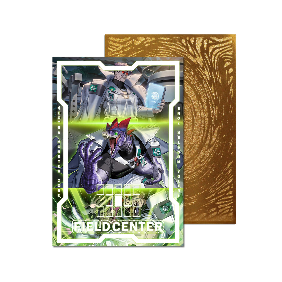 Centre de terrain en métal Dragon Rose noire