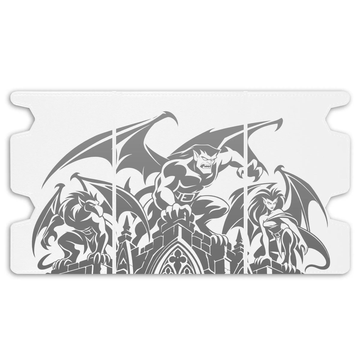 Here is the Full Lid Design of the Gargoyles Mach 3 White Deck Box. Demona-anime-custom-deck-portable-collector-LDB-Duel
