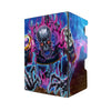 Here's another quality black deck box from LDB Duel featuring our exclusive Gashadokuro Archetype art. Fits all types of trading card games, including Pokémon, Yu-Gi-Oh! and Magic The Gathering. The perfect card holder for the TCG player safely holds up to 100 double-sleeved cards. EVEN in extra thick sleeves. Comes with a pull-out dice tray. Metamorphosis-yugioh-mtg-pokemon-tcg-accessories-card-storage-LDB-Duel