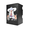 Here's another quality black deck box from LDB Duel featuring our exclusive Gear 5 Luffy art. Fits all types of trading card games, including Pokémon, Yu-Gi-Oh! and Magic The Gathering. The perfect card holder for the TCG player safely holds up to 100 double-sleeved cards. EVEN in extra thick sleeves. Comes with a pull-out dice tray. One-piece-yugioh-mtg-pokemon-tcg-accessories-card-storage-LDB-Duel