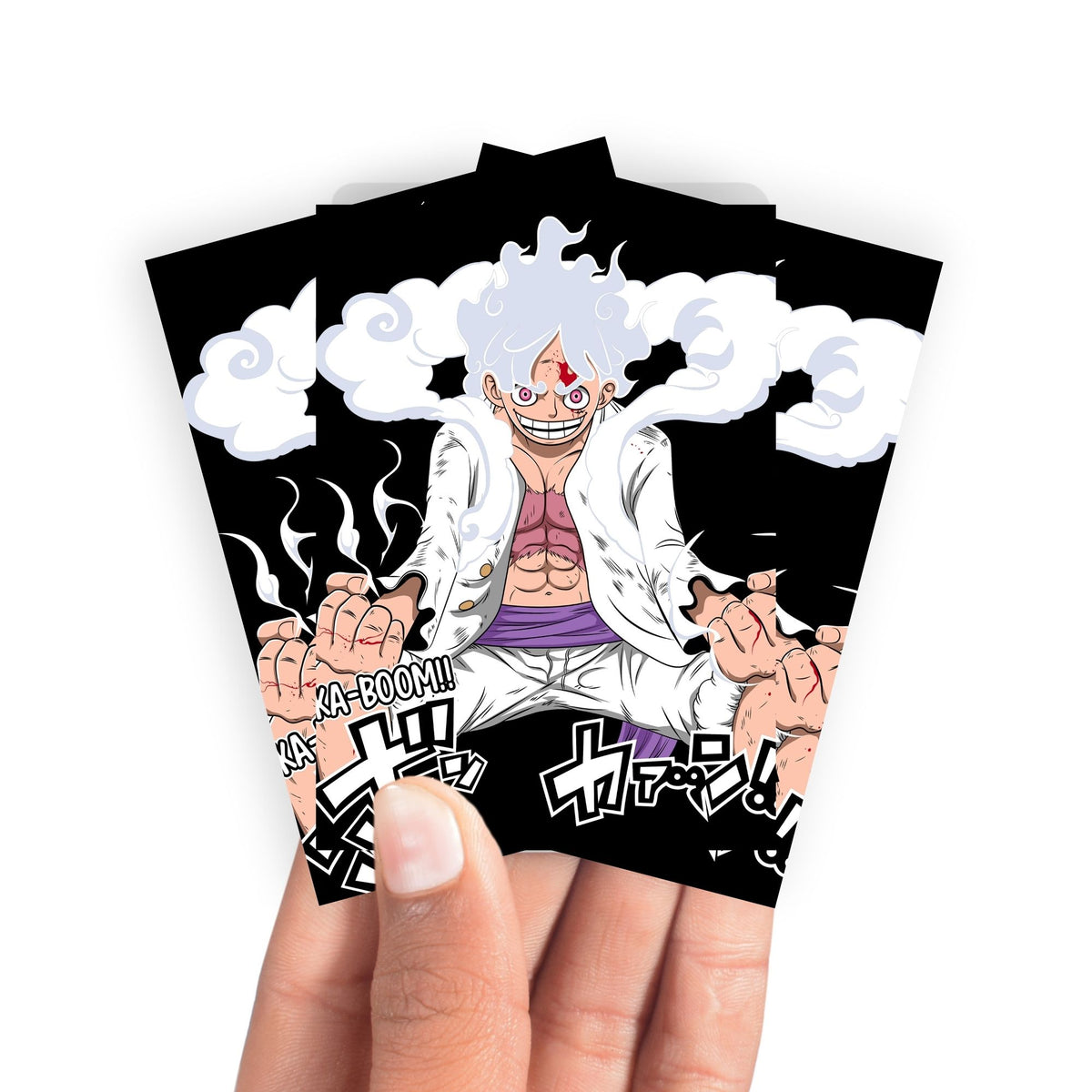 Keep your cards safe and stylish with our borderless card sleeves. Designed edge-to-edge to showcase your artwork, they offer a sleek, modern aesthetic. From LDB Duel, printed with the exclusive Gear 5 Luffy design for a fresh, premium feel.One-Piece-yugioh-mtg-pokemon-card-protection-standard-japanese-dragon-shield-LDB-Duel-borderless