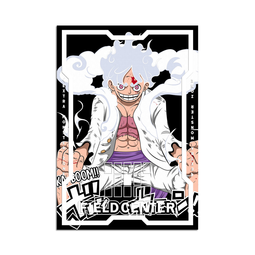 Centro de campo de metal oscuro Exodia