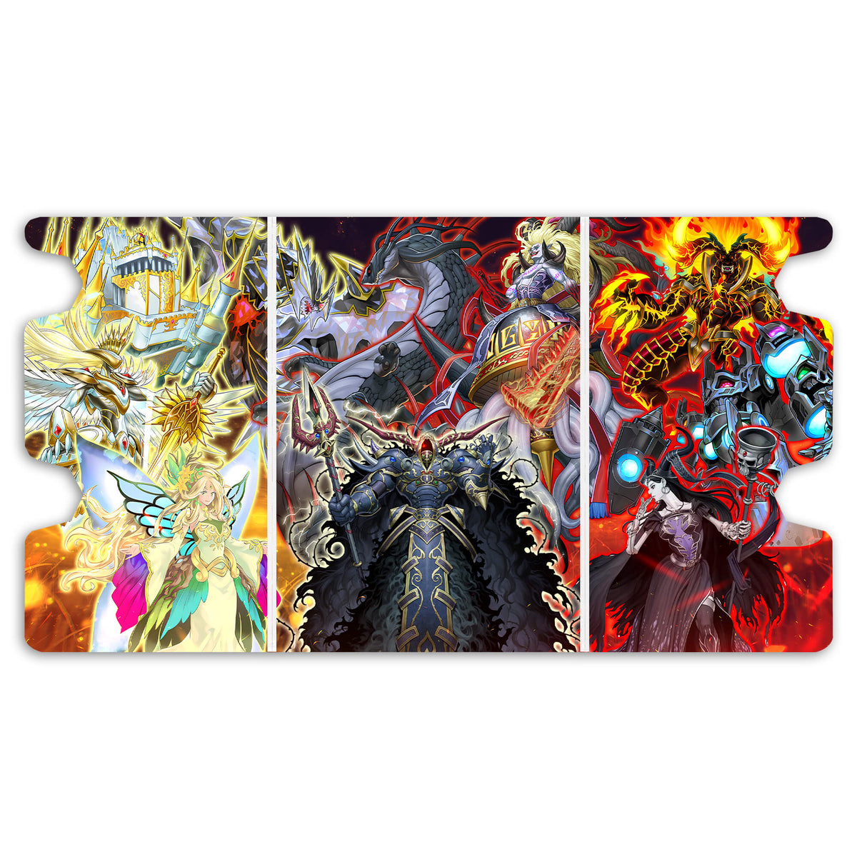 Here is the Full Lid Design of the Generaider Archetype Mach 3 White Deck Box. Jormungandr-yugioh-custom-deck-portable-collector-LDB-Duel