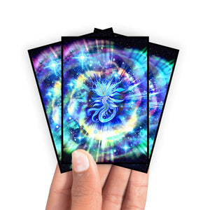 Enhance your cards with our elegant black border card sleeves, featuring a sleek, sophisticated design for a bold, modern aesthetic. From LDB Duel. Perfect for showcasing your collection, these sleeves are printed with our exclusive Ghoti of the Deep Beyond design. Arionpos-yugioh-mtg-pokemon-card-protection-standard-japanese-dragon-shield-LDB-Duel-black