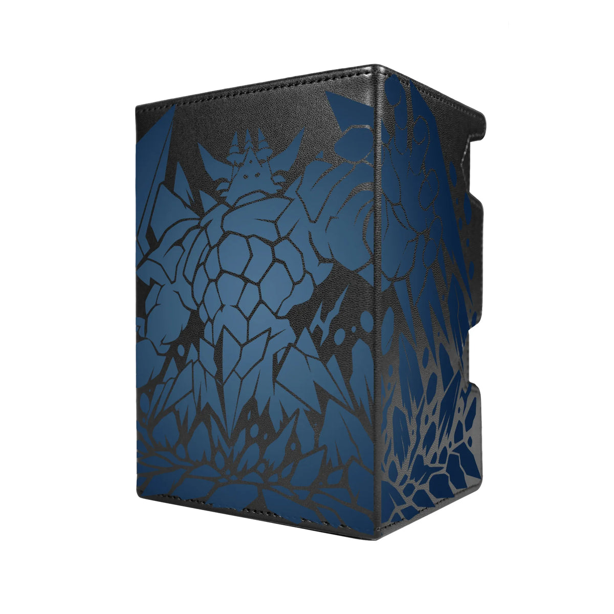 Here's another quality black deck box from LDB Duel featuring our exclusive Giant God Soldier art. Fits all types of trading card games, including Pokémon, Yu-Gi-Oh! and Magic The Gathering. The perfect card holder for the TCG player safely holds up to 100 double-sleeved cards. EVEN in extra thick sleeves. Comes with a pull-out dice tray. Egyptian-God-yugioh-tcg-accessories-card-storage-LDB-Duel