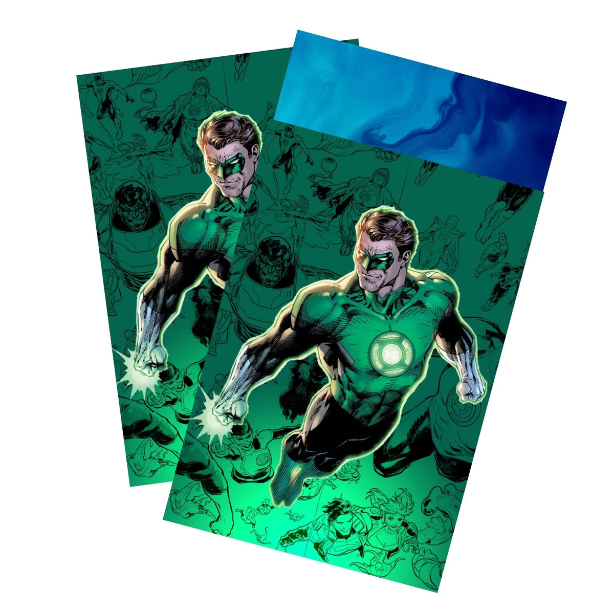 Keep your cards safe and stylish with our borderless card sleeves. Designed edge-to-edge to showcase your artwork, they offer a sleek, modern aesthetic. From LDB Duel, printed with the exclusive Green Lantern, Emerald Knight design for a fresh, premium feel.Force-Field-mtg-card-protection-standard-japanese-dragon-shield-LDB-Duel-borderless