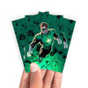 Keep your cards safe and stylish with our borderless card sleeves. Designed edge-to-edge to showcase your artwork, they offer a sleek, modern aesthetic. From LDB Duel, printed with the exclusive Green Lantern, Emerald Knight design for a fresh, premium feel.Flight-mtg-card-protection-standard-japanese-dragon-shield-LDB-Duel-borderless