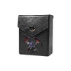 Enhance your TCG storage with the Guardian Chimera Mach 2 Black deck box, available in options for 60 or 80 single-card sleeves. Sold by LDB Duel. Crafted from durable faux leather, it includes a built-in belt loop, a strong magnetic snap, and showcases our exclusive Guardian Chimera design—ideal for TCG enthusiasts on the move! Chimera-Fusion-yugioh-mtg-pokemon-tcg-accessories-card-storage-LDB-Duel-black