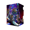 Here's another quality black deck box from LDB Duel featuring our exclusive Guardian of the Neon Streets art. Fits all types of trading card games, including Pokémon, Yu-Gi-Oh! and Magic The Gathering. The perfect card holder for the TCG player safely holds up to 100 double-sleeved cards. EVEN in extra thick sleeves. Comes with a pull-out dice tray. Ninja-Turtles-mtg-tcg-accessories-card-storage-LDB-Duel
