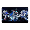 Transform your dueling experience with LDB Duel featuring our exclusive art Gundam Eternal Nexus SD playmat! Featuring a soft cloth top for smooth card movement and a durable rubber back for a secure grip, this 24x14 inch mat is machine washable and safe for cards and sleeves. Gundam-anime-custom-artwork-premium-durable-rubber-ldb-duel