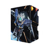 Here's another quality black deck box from LDB Duel featuring our exclusive Gundam Exia art. Fits all types of trading card games, including Pokémon, Yu-Gi-Oh! and Magic The Gathering. The perfect card holder for the TCG player safely holds up to 100 double-sleeved cards. EVEN in extra thick sleeves. Comes with a pull-out dice tray. Gundam-anime-tcg-accessories-card-storage-LDB-Duel