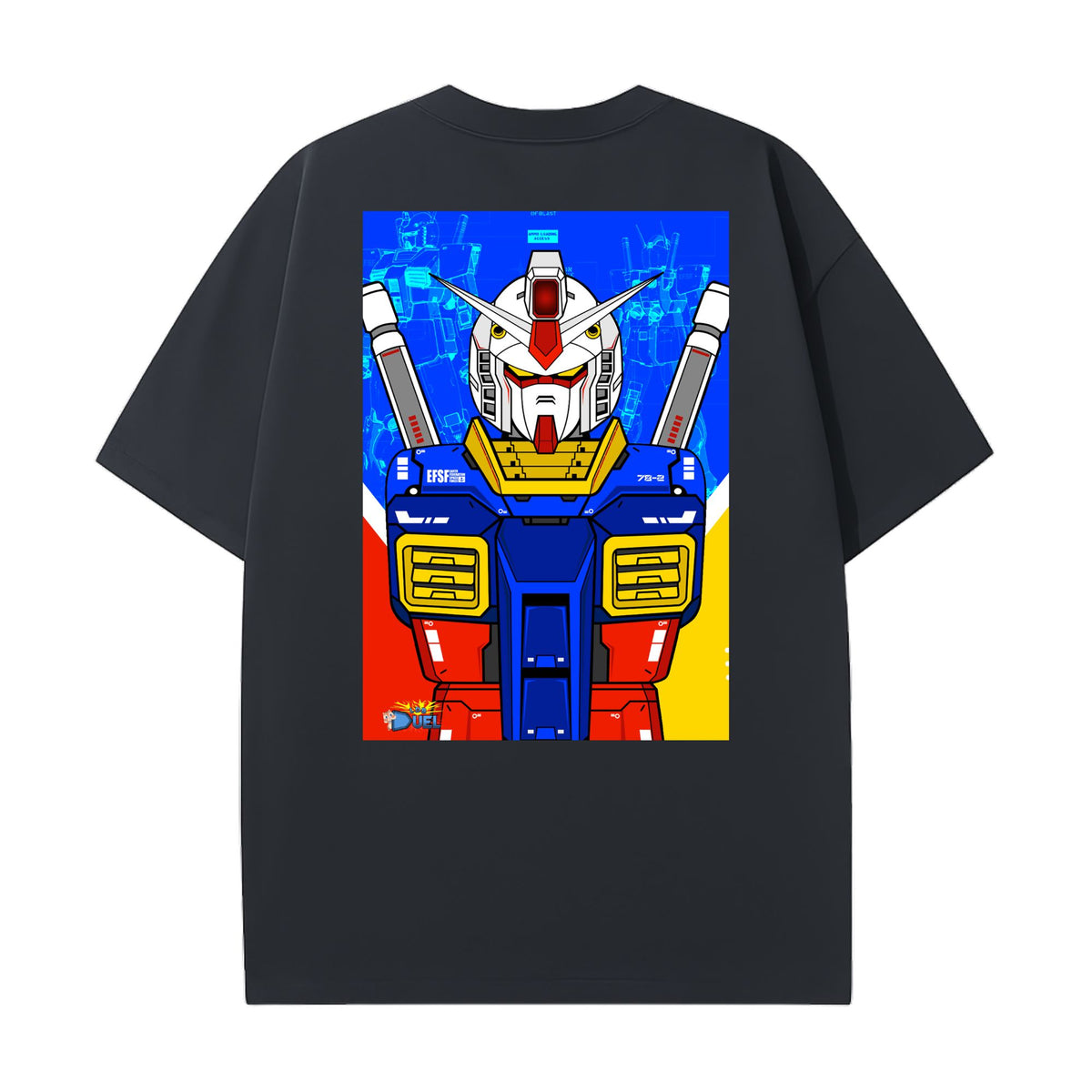 Level up your look with the premium Gundam RX-78-2 T-shirt design from LDB Duel. Crafted from soft, breathable cotton and finished with vibrant DTF printing, this black t-shirt is designed for comfort that lasts. Featuring a bold back design, it’s perfect for anime fans, TCG players, and gamers who want to stand out, whether at events, tournaments, or just relaxing with friends.  White-Devil-anime-ygo-magic-tshirt-gaming-accesories-LDB-Duel