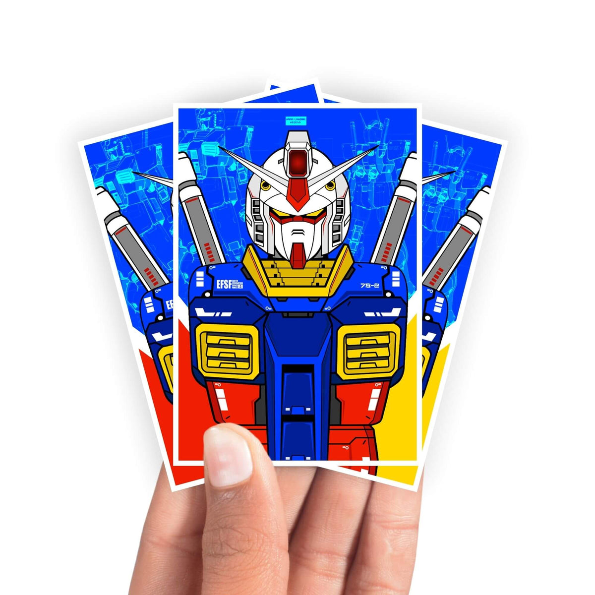Protect and enhance your cards with our clean and crisp white border card sleeves. Featuring a minimalist design that complements any artwork, these sleeves offer a bright, timeless look. From LDB Duel. Printed with our exclusive Gundam RX-78-2 design for a fresh and premium finish. Gundam-Hammer-anime-yugioh-mtg-pokemon-card-protection-standard-japanese-dragon-shield-LDB-Duel-white