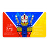 Transform your dueling experience with LDB Duel featuring our exclusive art Gundam RX-78-2 playmat! Featuring a soft cloth top for smooth card movement and a durable rubber back for a secure grip, this 24x14 inch mat is machine washable and safe for cards and sleeves. Shanks-anime-yugioh-mtg-pokemon-custom-artwork-premium-durable-rubber-ldb-duel