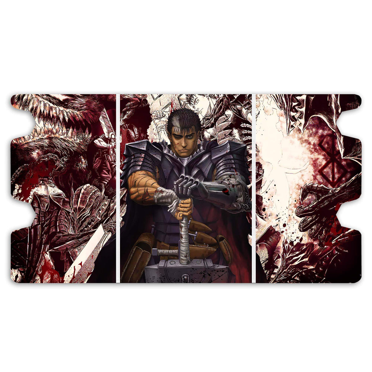 Here is the Full Lid Design of the Guts Mach 3 White Deck Box. Dragon-Slayer-anime-custom-deck-portable-collector-LDB-Duel