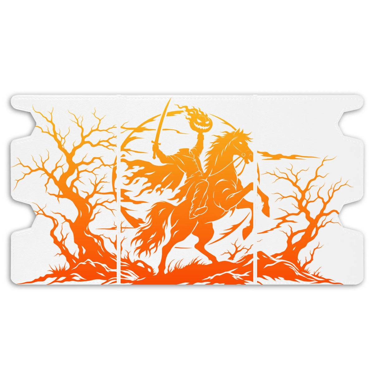 Here is the Full Lid Design of the Headless Horseman Mach 3 White Deck Box. Immortality-anime-custom-deck-portable-collector-LDB-Duel
