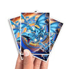 Protect and enhance your cards with our clean and crisp white border card sleeves. Featuring a minimalist design that complements any artwork, these sleeves offer a bright, timeless look. From LDB Duel. Printed with our exclusive Heart of the Blue Eyes design for a fresh and premium finish. yugioh-mtg-pokemon-card-protection-standard-japanese-dragon-shield-LDB-Duel-white