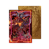 Level up your game with our custom-printed metal field centers, featuring exclusive Hot Red Supernova Dragon artwork in gold metal. Durable, scratch-resistant, and embossed with the iconic Yu-Gi-Oh! card back, these slim field centers fit perfectly in card sleeves. Red-Dragon-yugioh-metal-card-embossed-design-custom-artwork-duel-accessories-ldb-duel
