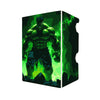 Here's another quality white deck box from LDB Duel featuring our exclusive Hulk, The Mighty art. Fits all types of trading card games, including Pokémon, Yu-Gi-Oh! and Magic The Gathering. The perfect card holder for the TCG player safely holds up to 100 double-sleeved cards. EVEN in extra thick sleeves. Comes with a pull-out dice tray. Superhuman-mtg-tcg-accessories-card-storage-LDB-Duel
