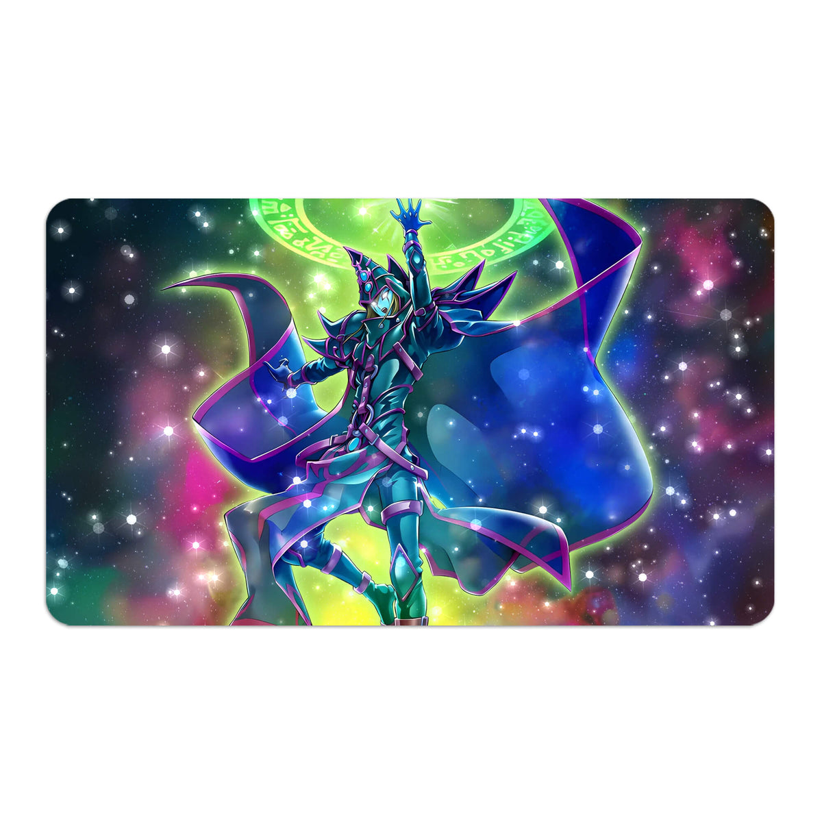 Transform your dueling experience with LDB Duel featuring our exclusive art Illusion of Chaos playmat! Featuring a soft cloth top for smooth card movement and a durable rubber back for a secure grip, this 24x14 inch mat is machine washable and safe for cards and sleeves. Dark-Illusion-yugioh-mtg-pokemon-custom-artwork-premium-durable-rubber-ldb-duel