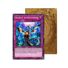 Level up your game with our custom-printed metal orica cards, featuring exclusive Infinite Impermanence artwork in gold metal. Durable, scratch-resistant, and embossed with the iconic Yu-Gi-Oh! card back, these slim orica cards fit perfectly in card sleeves. Primathmech-Alembertian-yugioh-mtg-pokemon-metal-card-embossed-design-custom-artwork-duel-accessories-ldb-duel