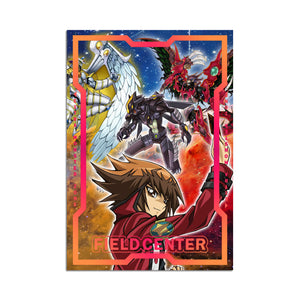 Level up your game with our custom-printed metal field centers from LDB Duel, featuring exclusive Jaden HERO artwork in gold metal. Durable, scratch-resistant, and embossed with the iconic Yu-Gi-Oh! card back, these slim field centers fit perfectly in card sleeves. Destiny-Hero-yugioh-mtg-pokemon-metal-card-embossed-design-custom-artwork-duel-accessories-ldb-duel