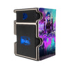 Here is the Right View of the Jinx | Arcane Mach 3 Black Deck Box. Gun-anime-deck-tray-dice-tray-LDB-Duel