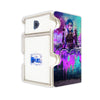 Here is the Right View of the Jinx | Arcane Mach 3 White Deck Box. Pow-Pow-anime-deck-tray-dice-tray-LDB-Duel