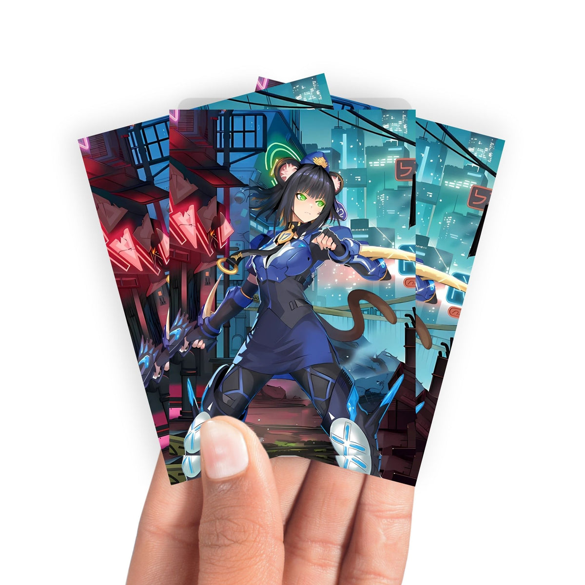 Keep your cards safe and stylish with our borderless card sleeves. Designed edge-to-edge to showcase your artwork, they offer a sleek, modern aesthetic. From LDB Duel, printed with the exclusive K9 Archetype design for a fresh, premium feel.K9-yugioh-mtg-pokemon-card-protection-standard-japanese-dragon-shield-LDB-Duel-borderless