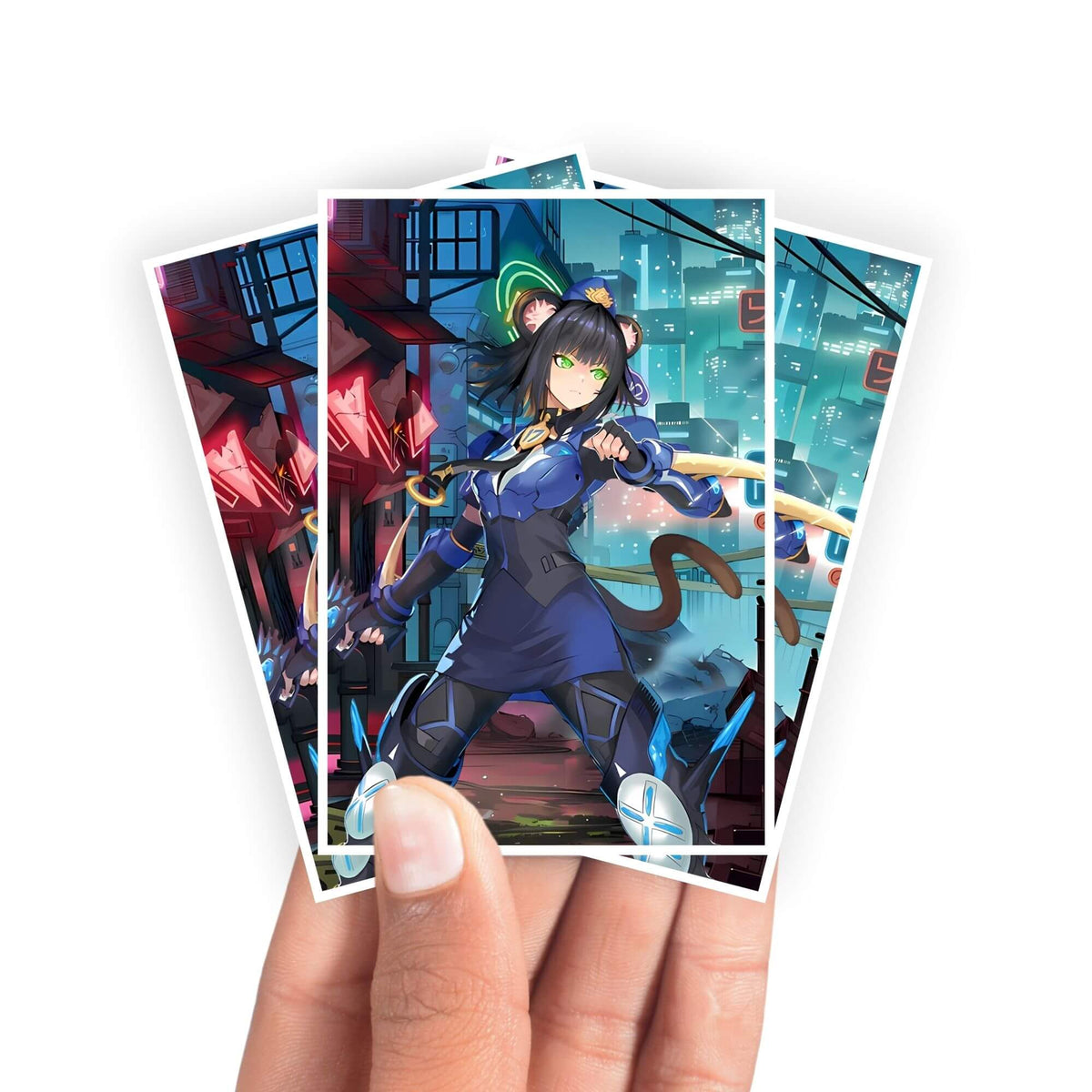 Protect and enhance your cards with our clean and crisp white border card sleeves. Featuring a minimalist design that complements any artwork, these sleeves offer a bright, timeless look. From LDB Duel. Printed with our exclusive K9 Archetype design for a fresh and premium finish. Ripper-yugioh-mtg-pokemon-card-protection-standard-japanese-dragon-shield-LDB-Duel-white