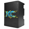 Here's another quality black deck box from LDB Duel featuring our exclusive KC Dragon Logo art. Fits all types of trading card games, including Pokémon, Yu-Gi-Oh! and Magic The Gathering. The perfect card holder for the TCG player safely holds up to 100 double-sleeved cards. EVEN in extra thick sleeves. Comes with a pull-out dice tray. Kaiba-corp-yugioh-mtg-pokemon-tcg-accessories-card-storage-LDB-Duel