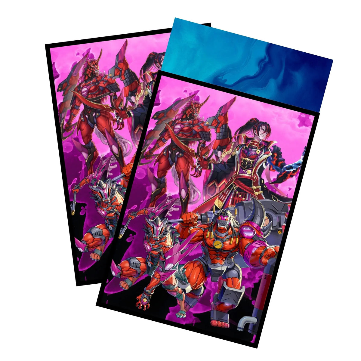 Enhance your cards with our elegant black border card sleeves, featuring a sleek, sophisticated design for a bold, modern aesthetic. From LDB Duel. Perfect for showcasing your collection, these sleeves are printed with our exclusive Kashtira Archetype design. Kashtira-yugioh-card-protection-standard-japanese-dragon-shield-LDB-Duel-black