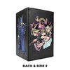 Here's another quality black deck box from LDB Duel featuring our exclusive Kazuki Takahashi Special Edition art. Fits all types of trading card games, including Pokémon, Yu-Gi-Oh! and Magic The Gathering. The perfect card holder for the TCG player safely holds up to 100 double-sleeved cards. EVEN in extra thick sleeves. Comes with a pull-out dice tray.