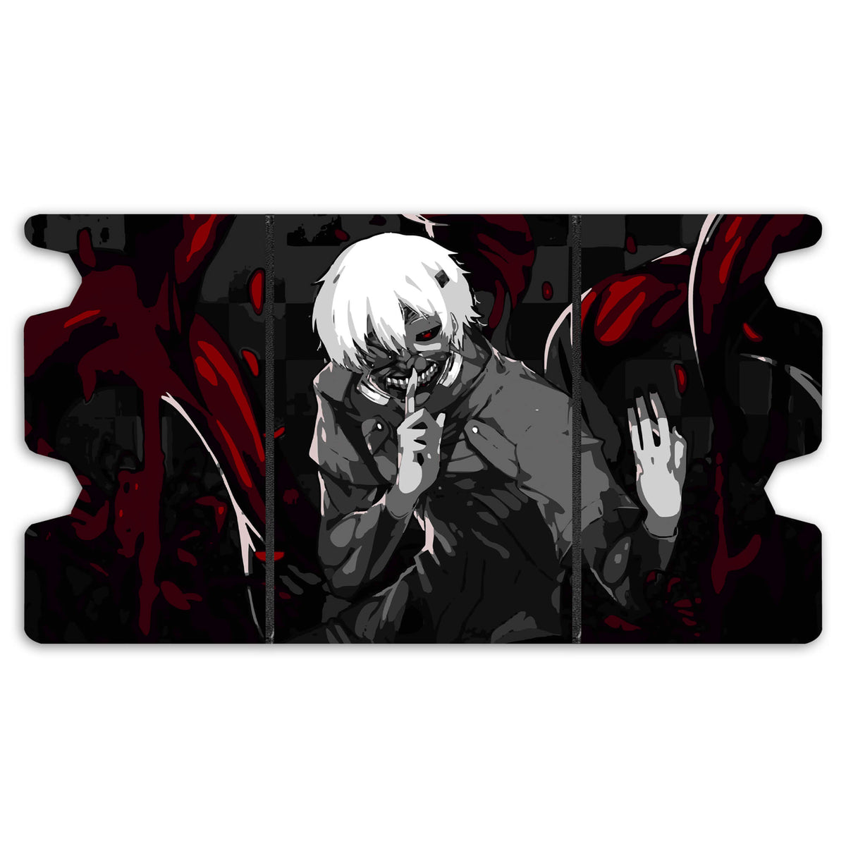 Here is the Full Lid Design of the Ken Kaneki Mach 3 Black Deck Box. Eyepatch-anime-custom-art-leather-durable-LDB-Duel