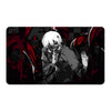 Transform your dueling experience with LDB Duel featuring our exclusive art Ken Kaneki playmat! Featuring a soft cloth top for smooth card movement and a durable rubber back for a secure grip, this 24x14 inch mat is machine washable and safe for cards and sleeves. Tokyo-Ghoul-anime-custom-artwork-premium-durable-rubber-ldb-duel