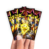 Enhance your cards with our elegant black border card sleeves, featuring a sleek, sophisticated design for a bold, modern aesthetic. From LDB Duel. Perfect for showcasing your collection, these sleeves are printed with our exclusive King of Games design. Yugi-Muto-yugioh-card-protection-standard-japanese-dragon-shield-LDB-Duel-black