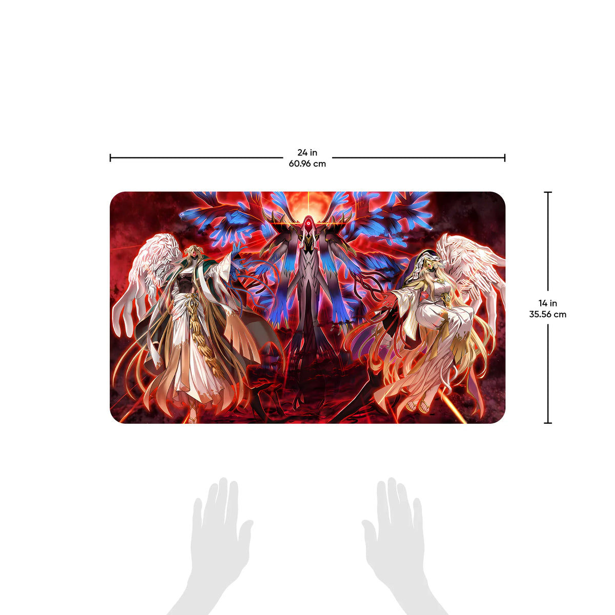 LDBDuel Playmat – 24 × 14 Inch features a vibrant, full-color design across a spacious 24 × 14 inch (60.96 × 35.56 cm) gaming surface. The extended size provides plenty of room for your cards, deck, accessories, and play area while showcasing detailed custom artwork. Ideal for Pokémon, Yu-Gi-Oh!, One Piece, Magic: The Gathering, and other tabletop card games, this custom playmat adds a personalized look to your gaming setup. Perfect for TCG players, collectors, tournaments, casual gameplay, and gamin
