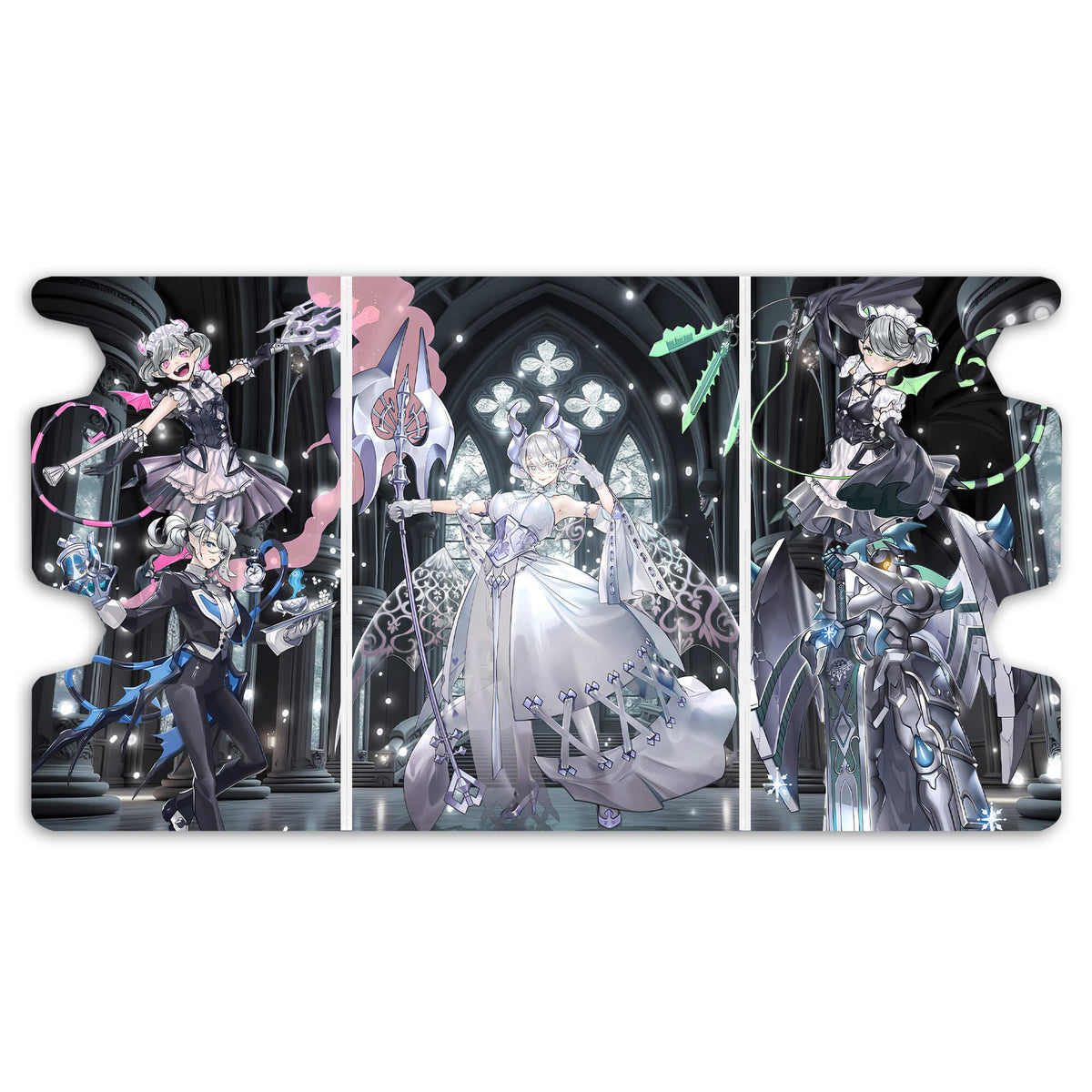 Here is the Full Lid Design of the Labrynth Archetype Mach 3 White Deck Box. Stovie-Torbie-yugioh-custom-deck-portable-collector-LDB-Duel