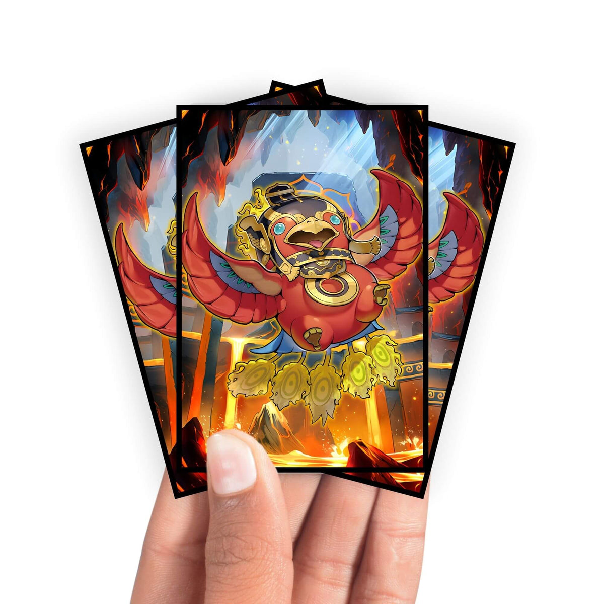 Fundas para cartas del arquetipo del Rey del Fuego 